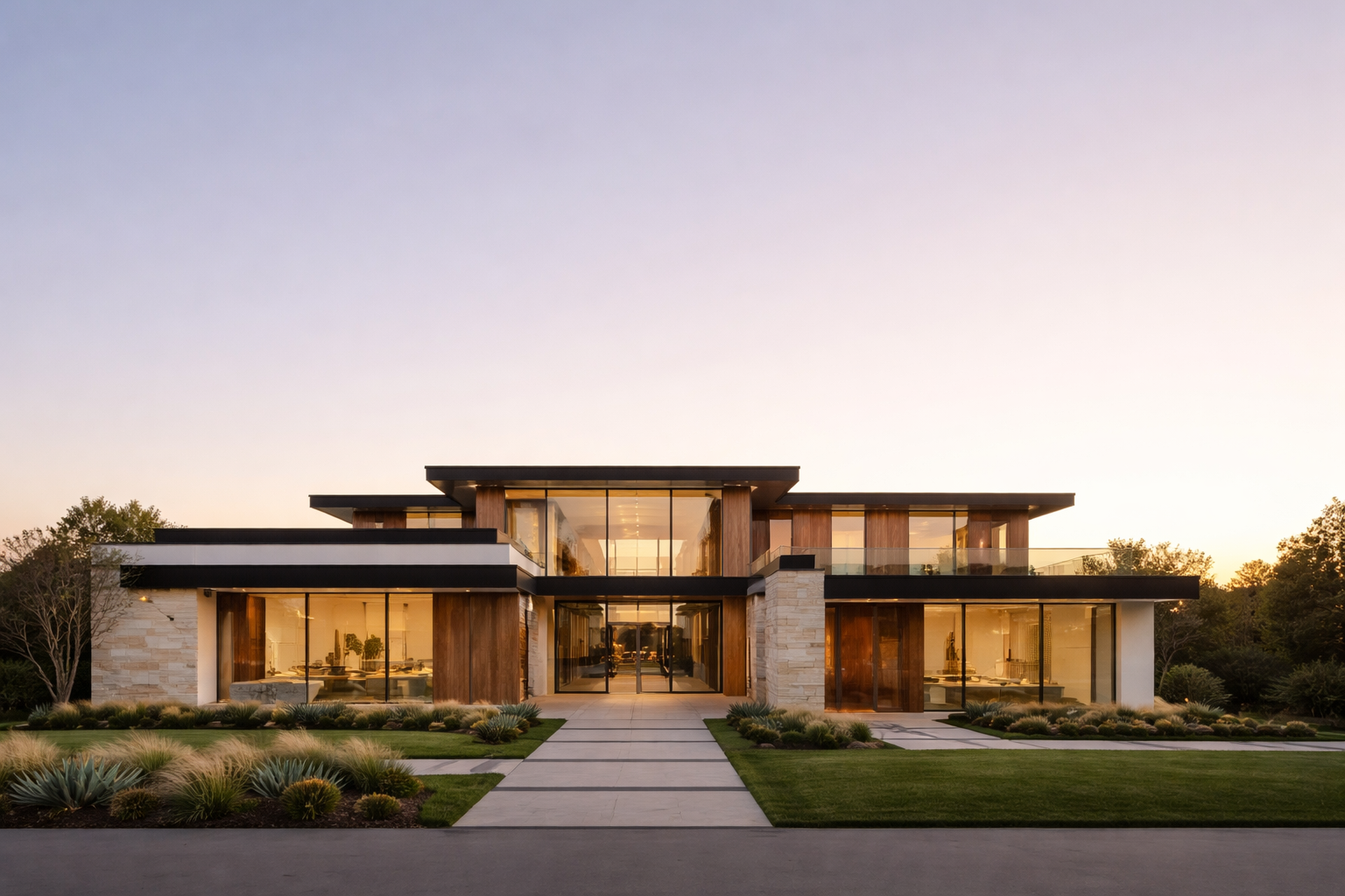 Olya holiday homes — modern holiday home exterior